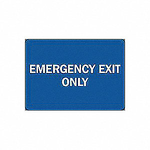 Exit and Entry Signs