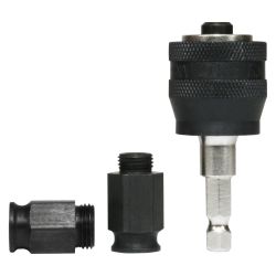 FREUD DIABLO DHSAR375, MANDREL-HOLESAW 3/8" KIT - 3/8" HEX SHANK DHSAR375