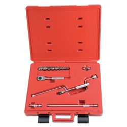PROTO J52132, SOCKET SET- 12 PT - 15 PC 3/8 DRIVE J52132