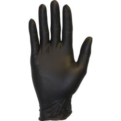 CANSAFE GNPR-MD-1-K, GLOVE-POWDER FREE MD - 5MIL NITRILE BLACK 100/BX GNPR-MD-1-K