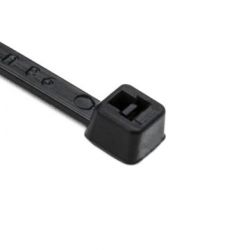 HELLERMANNTYTON T18L0M4, NYLON CABLE TIE 8" BLACK - 1000/PKG 18 LB T18L0M4