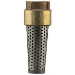 BOSHART INDUSTRIES 17FV100NL, FOOT VALVE-BRASS 1" - NO LEAD 17FV100NL
