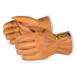 SUPERIOR GLOVE 378GOBTKLL, GLOVE - WINTER DRIVER LINED - GOATSKIN W/OILBLOC LARGE 378GOBTKLL