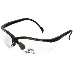 PYRAMEX SB1810R25, GLASSES SAFETY-V2 READER 2.50 - CLEAR LENS BLACK FRAME SB1810R25