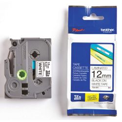 BROTHER TZE231, TAPE-P TOUCH BLACK/WHITE - 1/2 X 26.2 TZE231