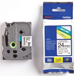 BROTHER TZE251, TAPE-BLACK/WHITE TZ - 24MM TZE251