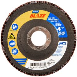 SAINT-GOBAIN NORTON 83488, DISC-FLAP 4-1/2" X 7/8" - 60G SG BLAZE R980 83488
