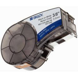 BRADY M21-500-499, TAPE-NYLON CLOTH BLACK/WHITE - 1/2 X 16' BMP21/IDPAL/LABPAL M21-500-499