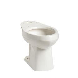 MANSFIELD PLUMBING 148010000, QUANTUM ELONGATED BOWL 17-1/4" - PRESSURE ASSIST WHITE 148010000