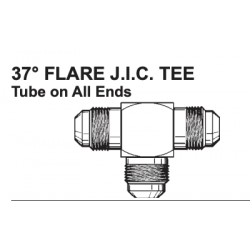 PAULIN / DOMINION FITTINGS DS344-8, STEEL JIC UNION TEE 033T-8-8 - 1/2"-1/2" DS344-8