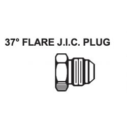 PAULIN / DOMINION FITTINGS DS358-6, STEEL JIC PLUG 3/8" - 03CP-6 DS358-6