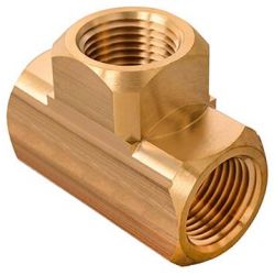 PAULIN / DOMINION FITTINGS D101-C, BRASS UNION PIPE TEE 2203P-6 - 3/8" D101-C