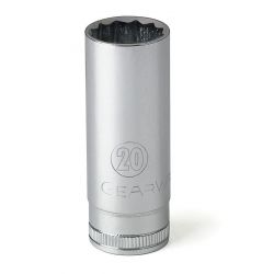 APEX 80637, SOCKET-DEEP LENGTH 6PT - 10MM 1/2 DRIVE 80637