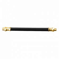 WHIP HOSE - 12" LONG C/W 1/8 MPT BOTH END