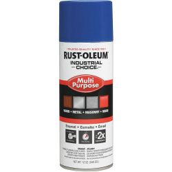 RUST-OLEUM 1624830, PAINT-IC ENAMEL FASTDRY 12 OZ - AEROSOL GLOSS SAFETY BLUE 1624830