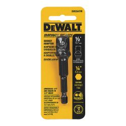 DEWALT DW2547IR, SOCKET ADAPTOR - 1/4" HEX X 1/2" SQ DR DW2547IR