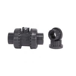 IPEX 052015, BALL CHECK VALVE-PVC THRD/SOC - 1" TU 052015