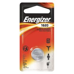 ENERGIZER ECR1620BP, LITHIUM BATTERY -3 VOLT - COIN TYPE ECR1620BP