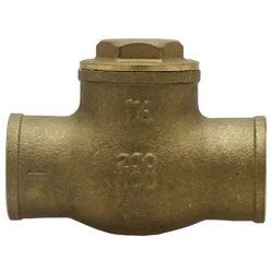 BOSHART INDUSTRIES 08060612NL, CHECK VALVE-C X C SWING - 1-1/4" 200 PSI NO LEAD 08060612NL