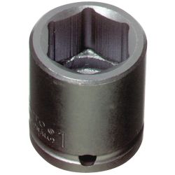 PROTO J7418M, SOCKET-IMPACT-STD LEN 6 PT - 18MM 1/2 DRIVE J7418M