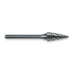 WIDIA METAL REMOVAL M41466, CARBIDE BURR-SL2 5/16 X 7/8 - DBL CUT 14' TAPER WITH RADIUS M41466