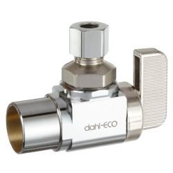 DAHL VALVE LIMITED 611-13-30, VALVE-COMPRESSION ANGLE - 1/2 C X 1/4 COMP LEAD FREE 611-13-30