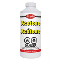 ACETONE 1L BOTTLE - 