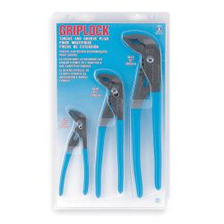 CHANNELLOCK GLS-3, CHANNEL LOCK GRIP-LOCK PLIER - SET 3-PC 6.5,9.5,12.5 GLS-3