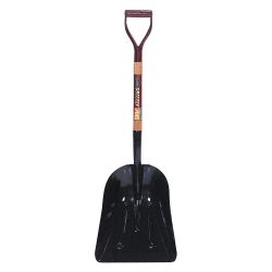 GARANT GSG08D, COAL SCOOP- D HANDLE - 14-1/2" X 17" STEEL GRAIN GSG08D