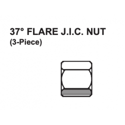PAULIN / DOMINION FITTINGS DS340-4, STEEL TUBE NUT JIC 1/4" - 06B-4 DS340-4