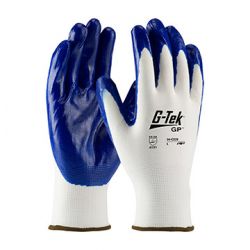 PIP PROTECTIVE IND'L PROD. 34-C229/S-CN, GLOVE - NYLON SEAMLESS KNIT - BLUE NITRILE COATING SMALL 34-C229/S-CN