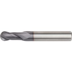 WIDIA 5878196, ENDMILL-CARBIDE BALLNOSE 2FL - 5/16" X 13/16" X 2-1/2" TIALN 5878196