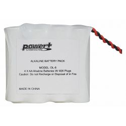 BATTERYPACK,4 CELL, 6 V,SAFLOK