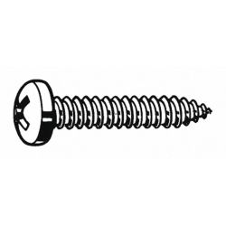 Sheet Metl Screw,Pan,#10, 1-1/2",100/PK