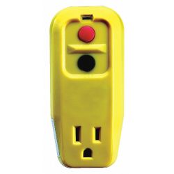 PLUG GFCI SINGLE OUTLET 120V/1 5A