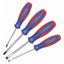 SCREWDRIVER SET,4 PCS,PHILLIPS/SLOTTED
