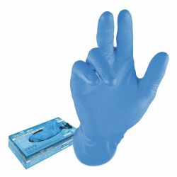 GLOVES 308 NITRILE 8MIL, BLUE 50PCE