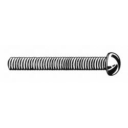 MACH SCR BRS RND SLT 8-32X1, 50/PK