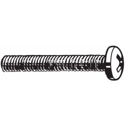 MACH SCR ZP PAN PH 1/4-20X1,10 0/PK