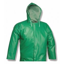 JACKET,POLYESTER,2XL,UNISEX,GR EEN,SNAPS