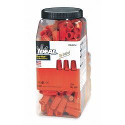 WIRE CONNECTOR NUT,73B,ORANGE, PK300