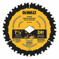 CIRCULAR SAW BLADE,7-1/4" DIA. WOOD
