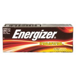 BATTERY,AAA,IND,ALKALINE,24/PK
