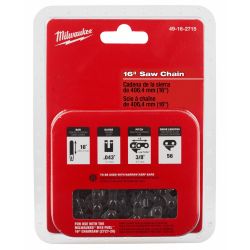 REPLACEMENT SAW CHAIN,16" BAR LENGTH