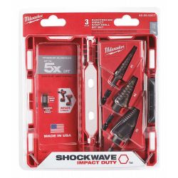 STEP DRILL BIT,STEEL,1/8" - 1- 1/8",TIALN