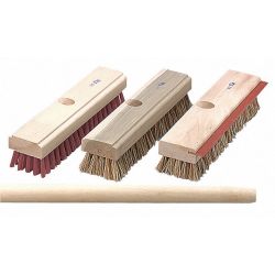 BRUSH DECK SYN WHITE MED 11IN