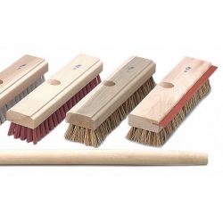 BRUSH DECK SYN BROWN STIFF 11IN