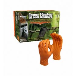 DISP GLOVES,NITRILE,ORG,6 MIL,M,50/PK