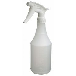 TRIGGER SPRAY BOTTLE,24 OZ.,WH ITE,P