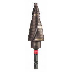 STEP DRILL BIT,STEEL,1/8" - 1" TIALN